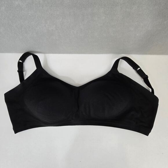 Warners ALL YOU NEED RM3911A Wire Free Molded Sewn In Cup Bra's Black 2XL - Picture 9 of 9